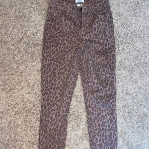 Cheetah print pants Jolt Brand from target.